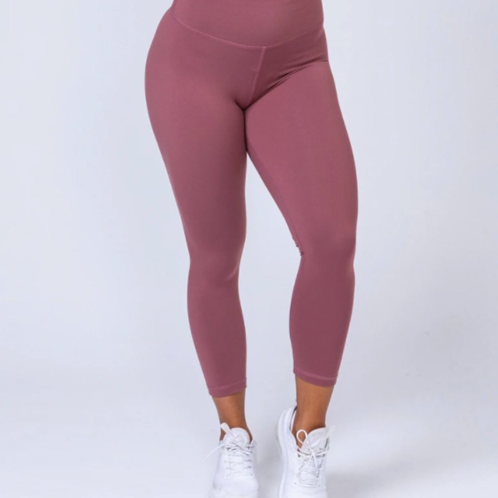 Muscle Nation SIGNATURE 7/8 SCRUNCH LEGGINGS - Dusty Rose - XS